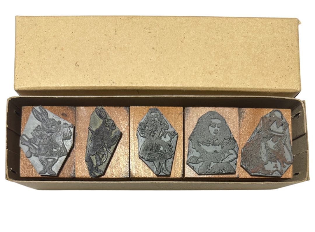 UKアンティーク⭐︎スタンプ⭐︎不思議の国のアリス７個セット