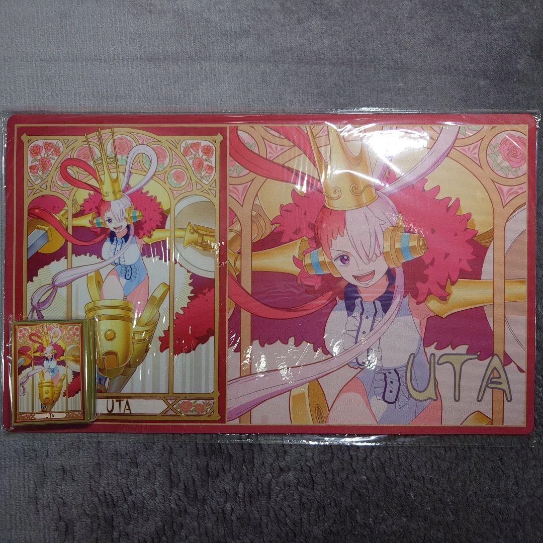 α2 ワンピース 鎧&ミュシャ風 ウタ スリーブ&プレイマット