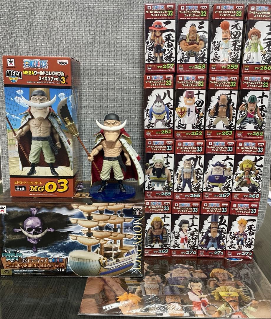 ワンピース ワールドコレクタブルフィギュア 白ひげ海賊団　セット売り