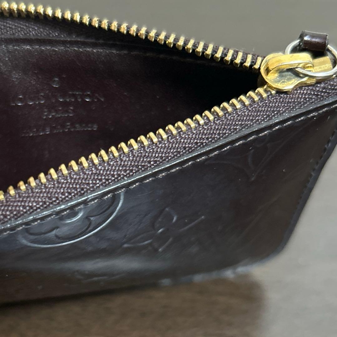 美品　ルイヴィトン　モノグラム　ヴェルニ　ポシェット　ケース　小銭入れ