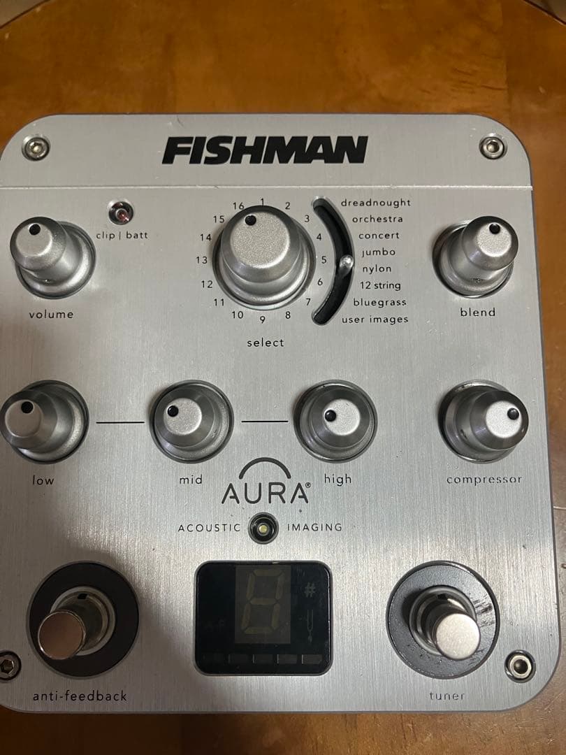 Fishman aura spectrum diアコースティックエフェクター