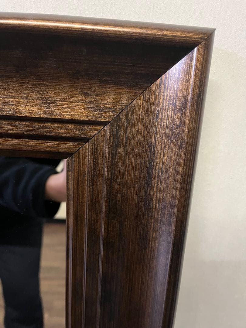 美容室、特大アンティーク調鏡