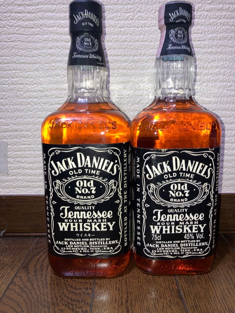 80〜90年代初頭、90年代中期〜2000年代ジャックダニエル飲み比べセット