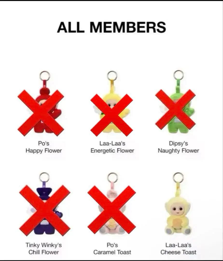 popmart テレタビーズ sayhello 3個セット　内袋未開封品