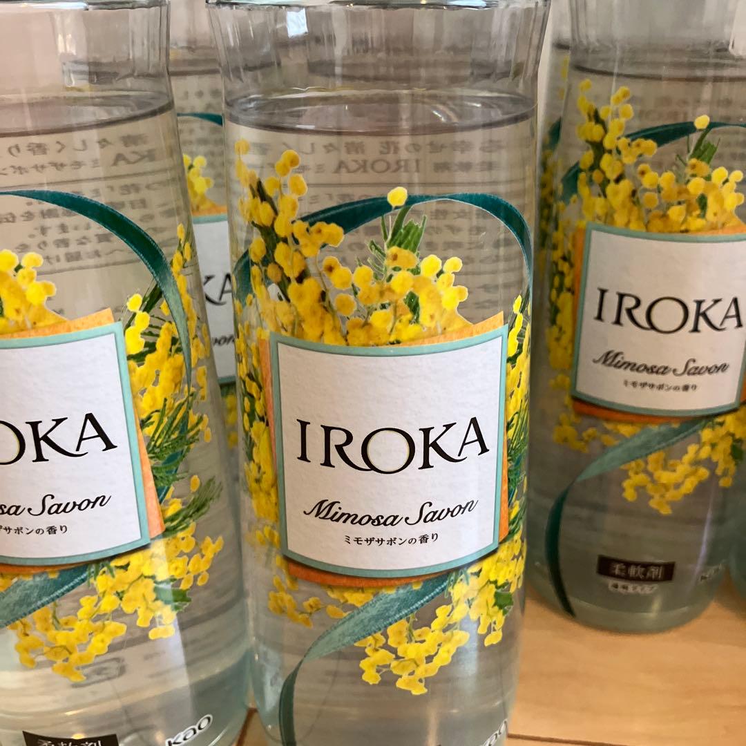 570【新品】イロカ フレアフレグランス 洗濯洗剤3 柔軟剤 ミモザサボン10