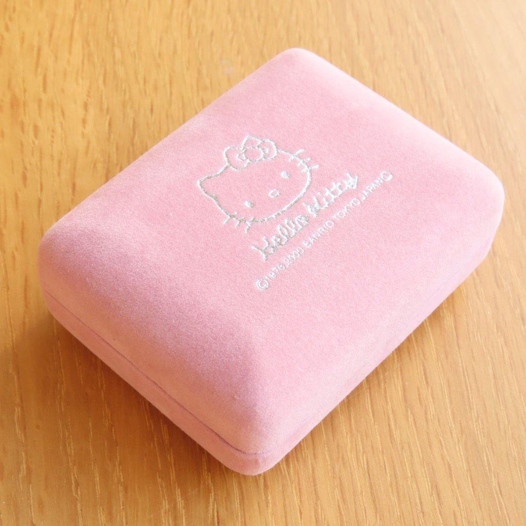 キティ　K18 シルバー　リング　ダイヤモンド　サンリオ　コンビ　指輪