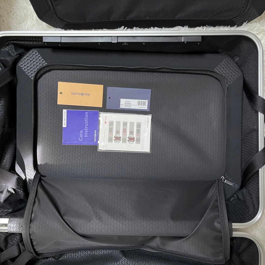 未使用品✨サムソナイト　ライトボックス　アルミニウム素材　スピナー69 71L