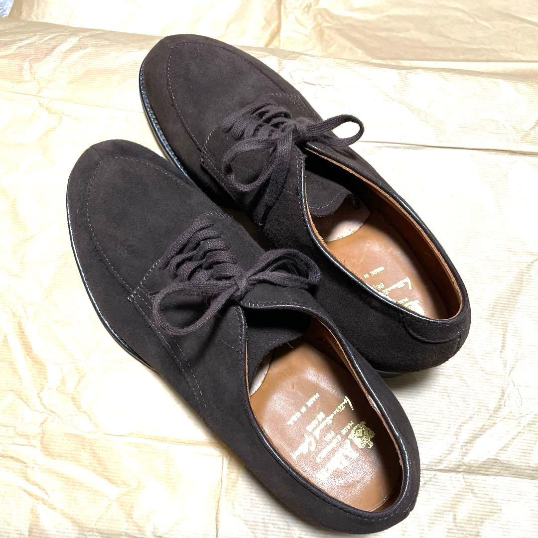 【未使用品(新品)】Alden Vチップ ダークブラウン ゴートスウェード