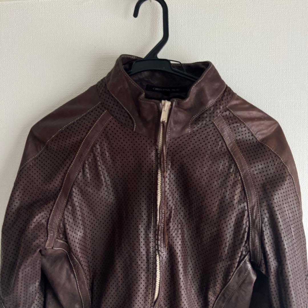 クリスチャンポー　レザージャケット