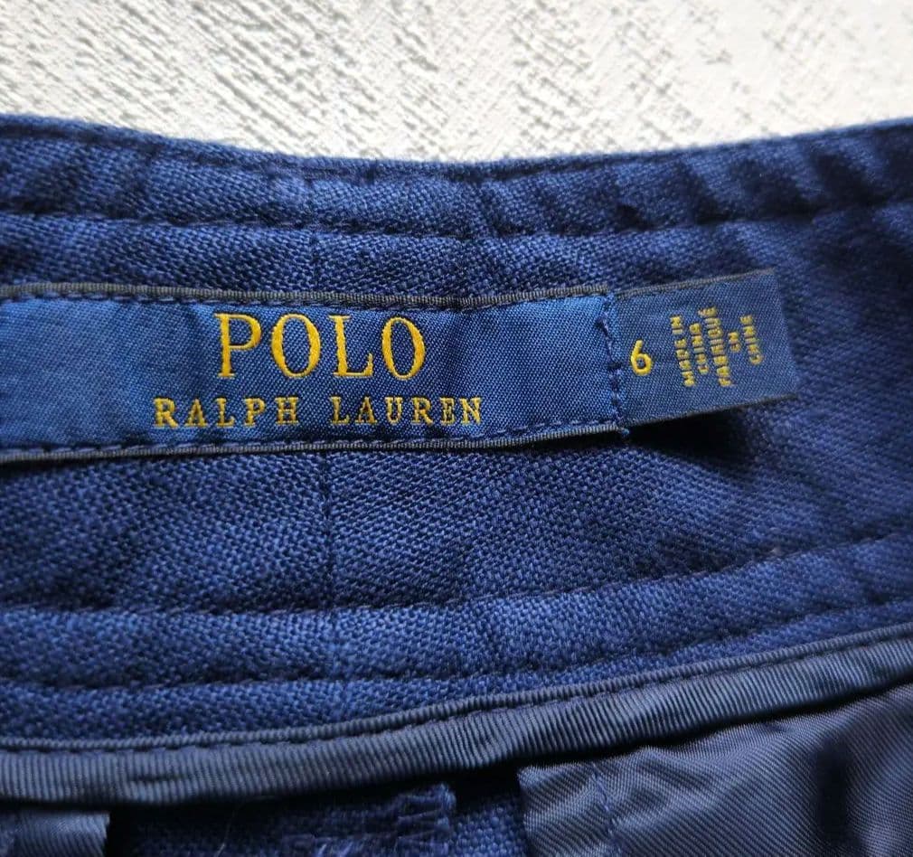 ラルフローレン　リネン100%ガウチョパンツ　未使用品