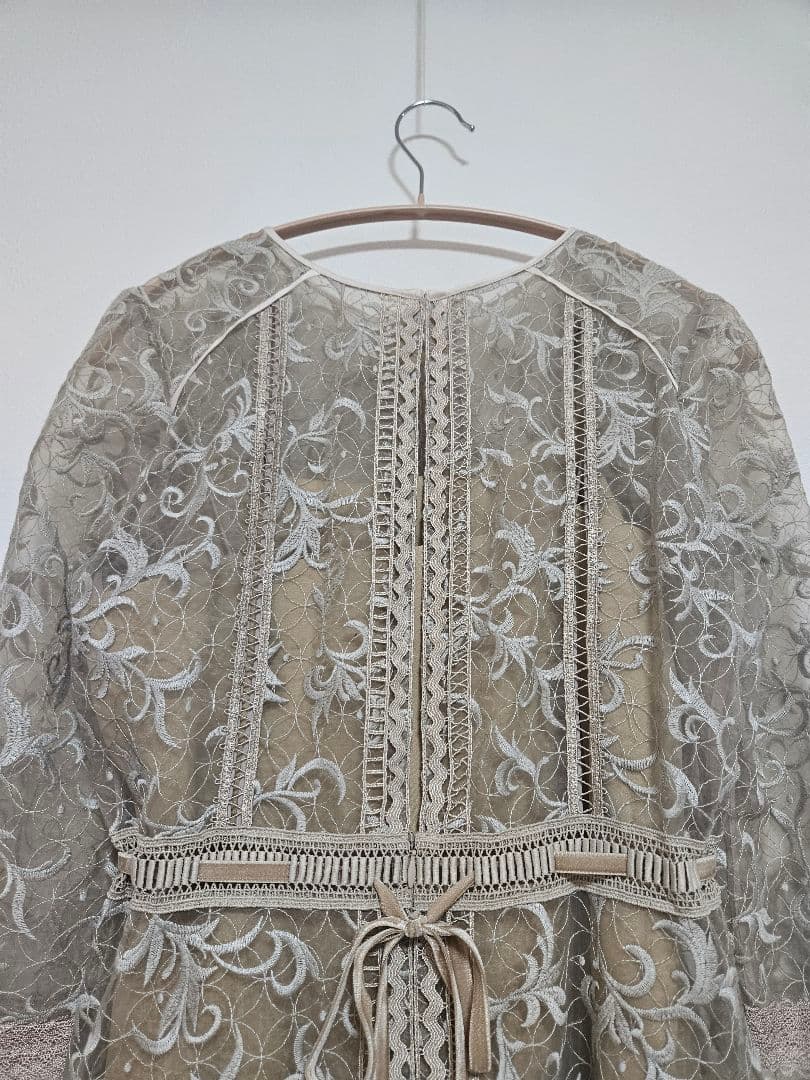 （今週までお値下げ）FRAY I.D オーガンジーレースワンピース