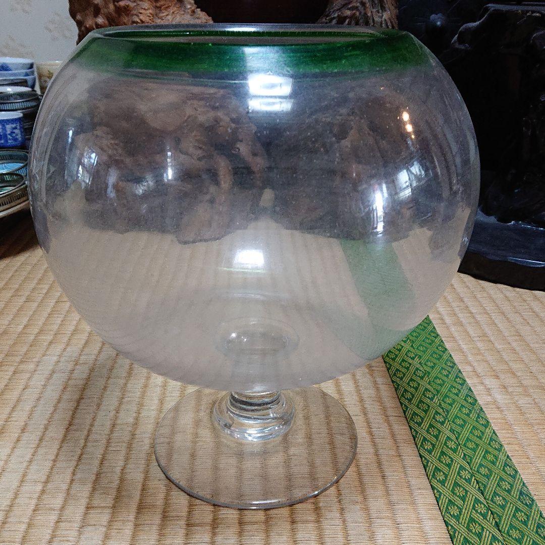 大正色ガラス 金魚鉢