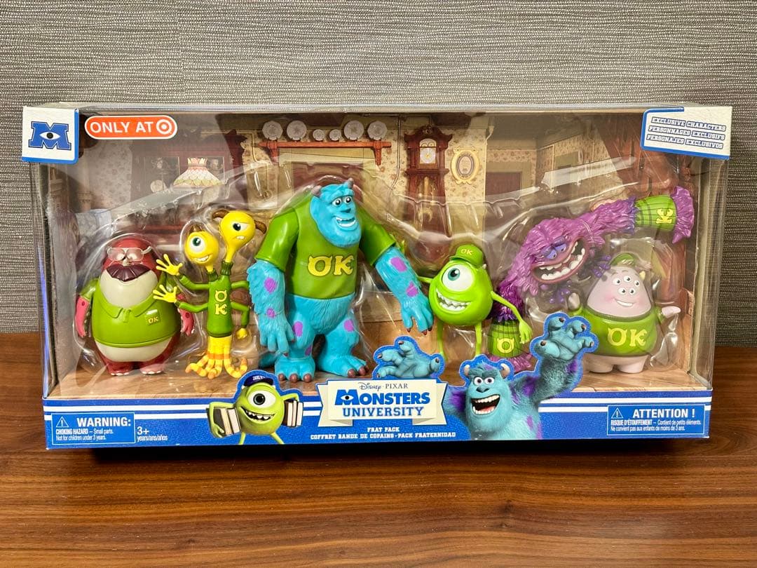 モンスターズユニバーシティ OK フィギュアセット