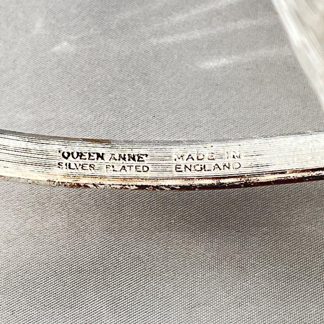 【英国】 ケーキスタンド 　Queen Anne バタフライ式