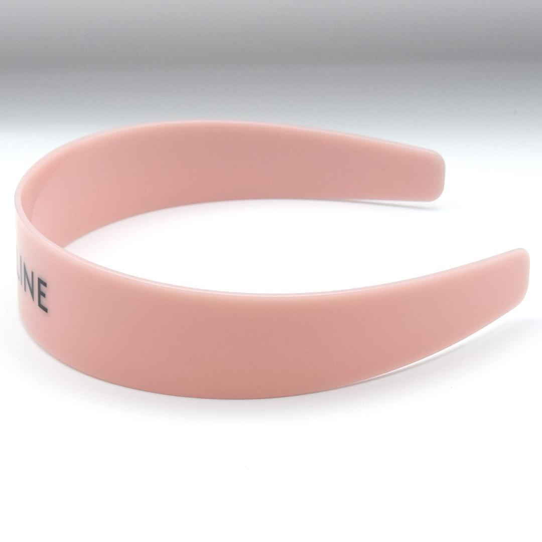 ＊未使用＊セリーヌ　Celine　モノクローム　カチューシャ　ピンク　レディース