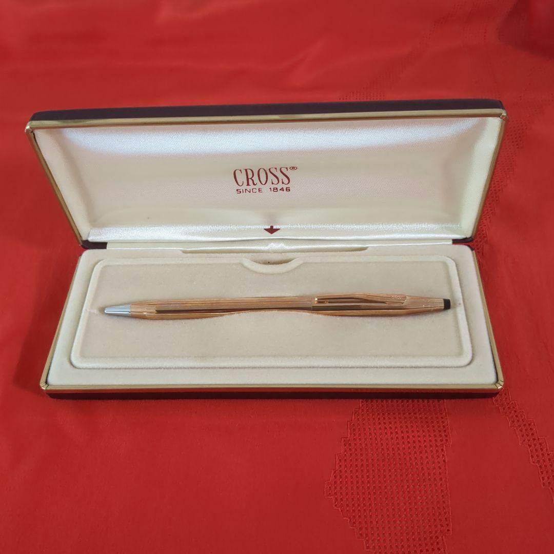 美品　高級筆記具 クロス クラシック センチュリー 14金張ボールペン 1502