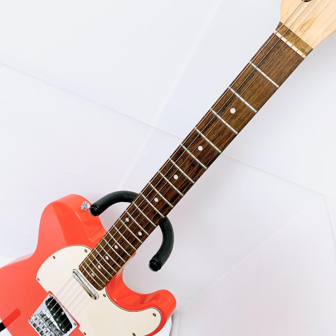 美品 Squier スクワイヤー Telecaster テレキャスター オレンジ