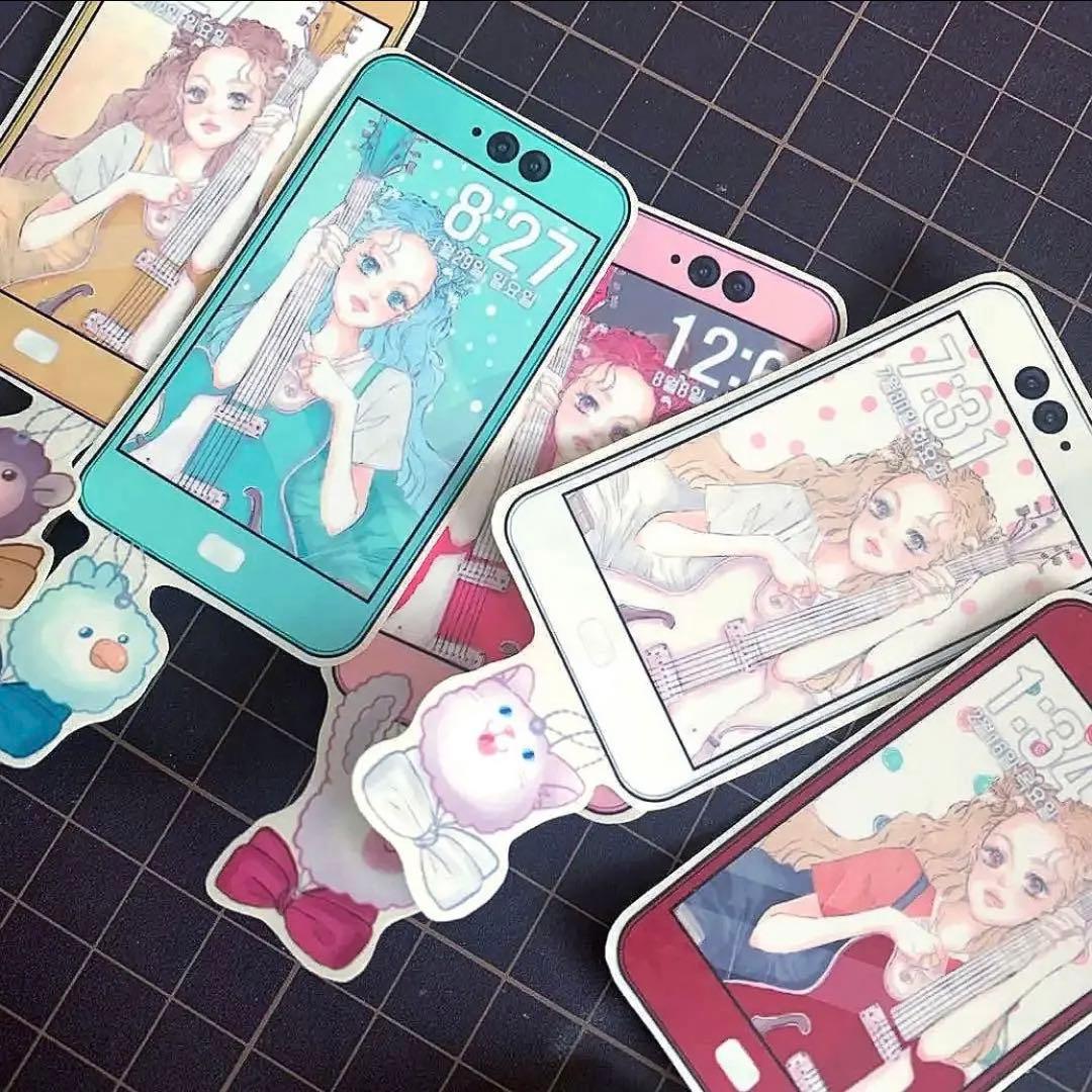 ▶︎import/黒いたぬきさまoppテープ巻き売りスマホガール