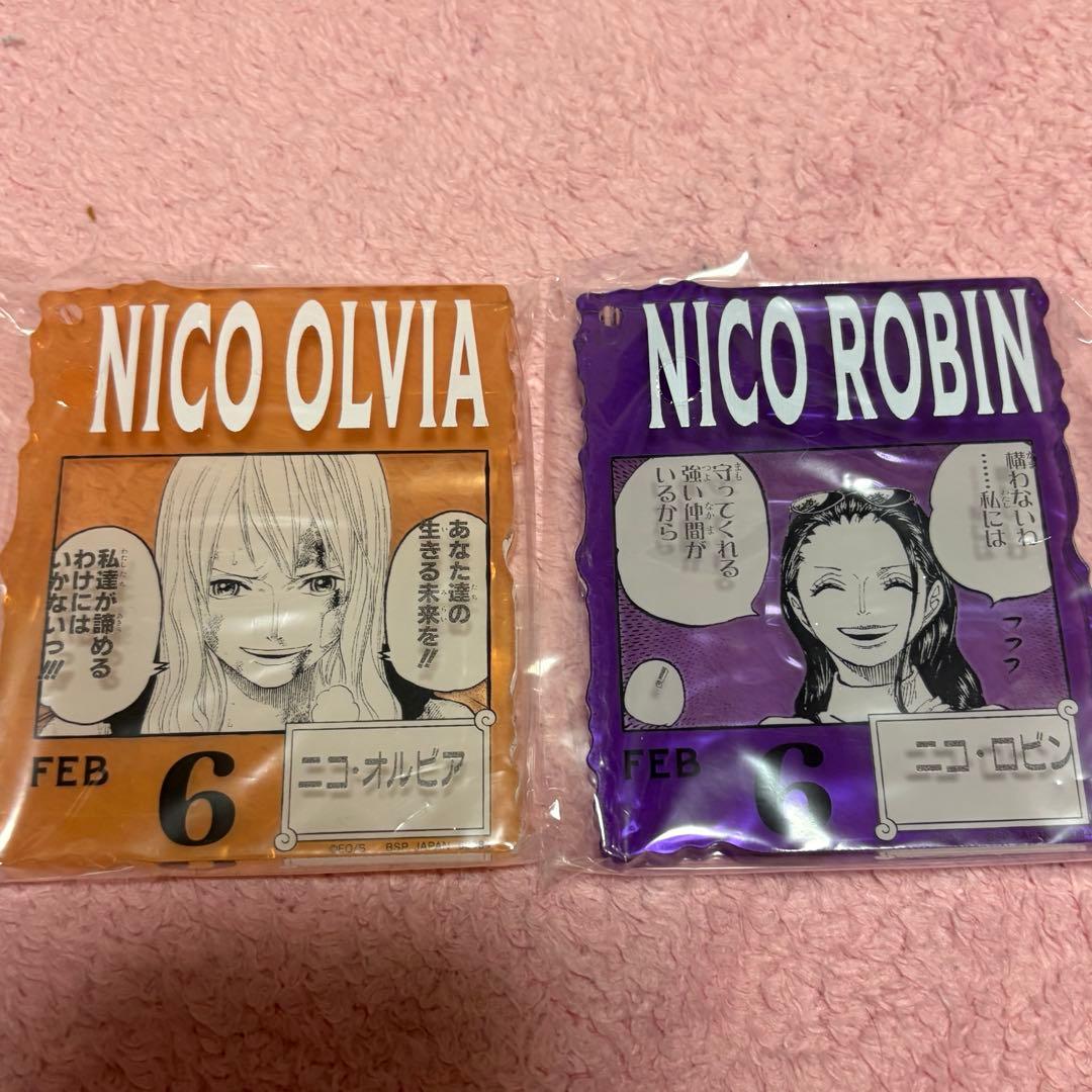 ワンピースベースショップくじ アクリルブロックチャーム賞 ロビン オルビア