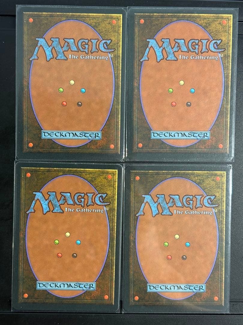 MTG 稲妻　ドイツ語　4枚セット　黒枠