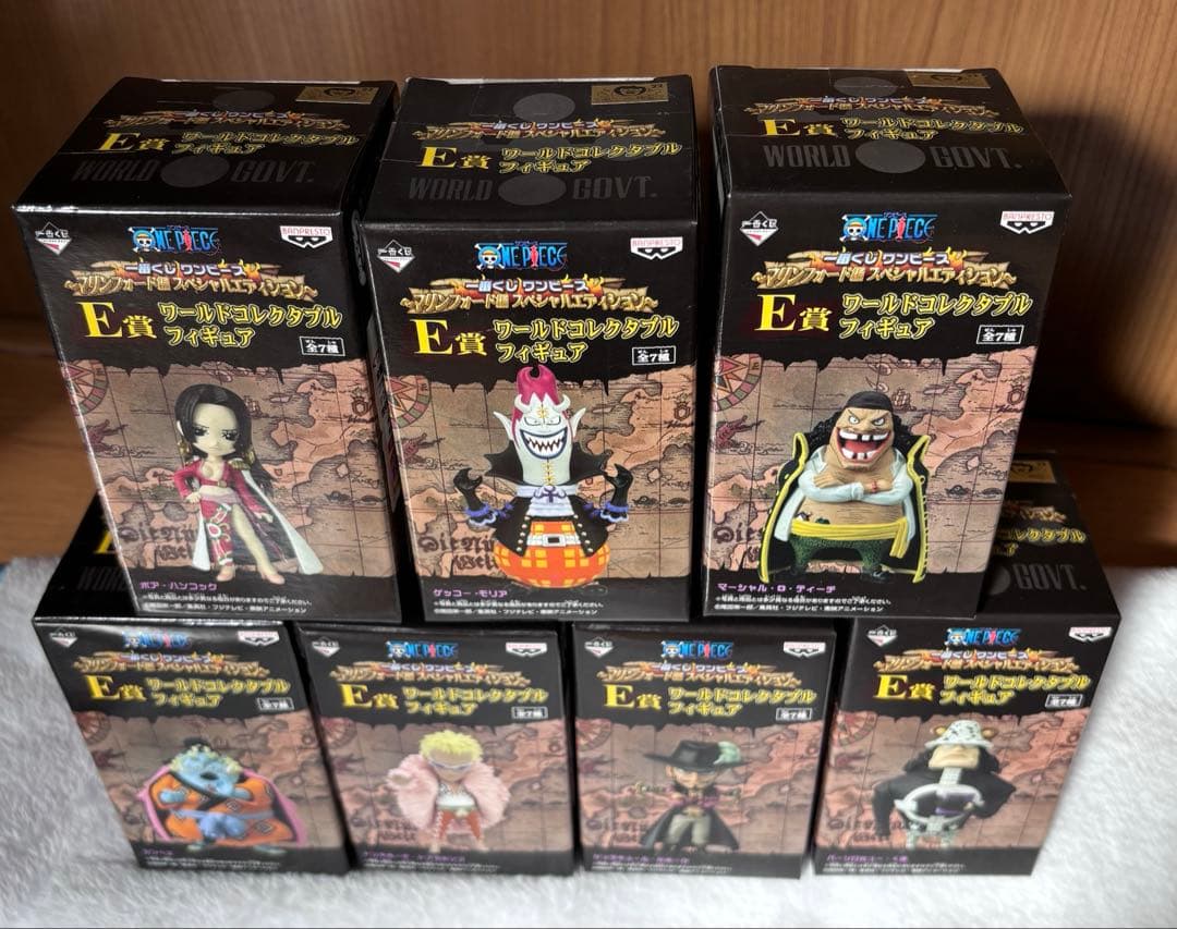 ワンピース ワールドコレクタブルフィギュア 王下七武海 コンプリート