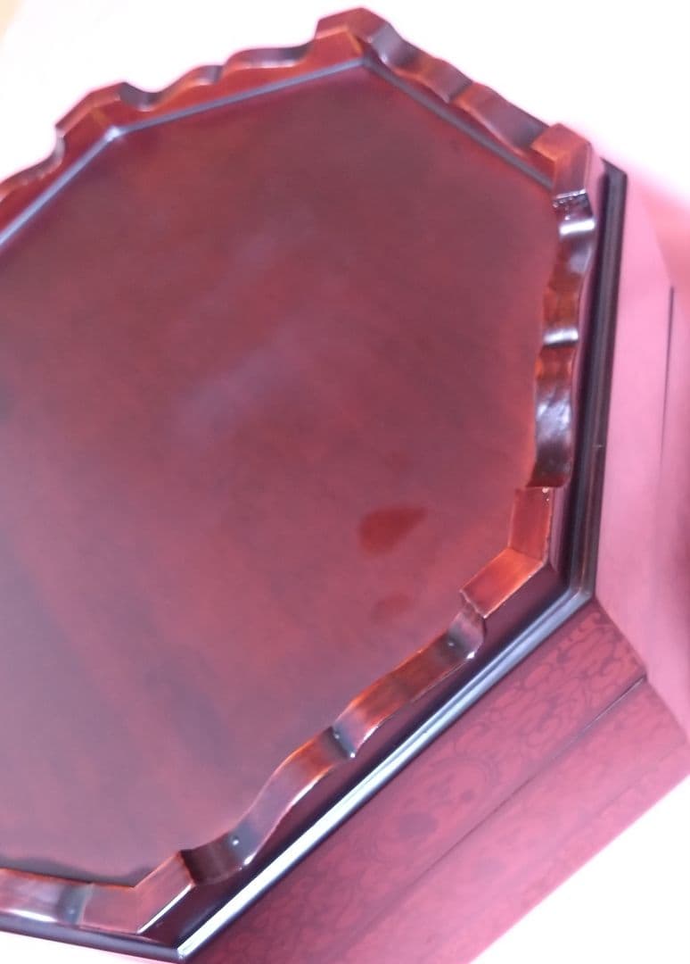 九節板　クジョルパン　八角形　漆器　高級木材　韓国伝統工芸品　美品