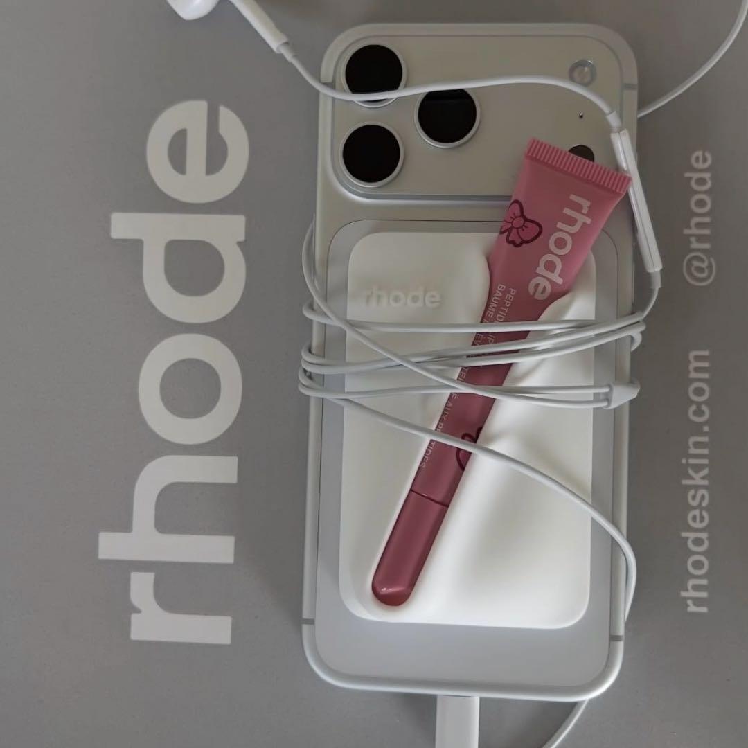【新品未使用】rhode MagSafe lip case ホワイト　ケースのみ