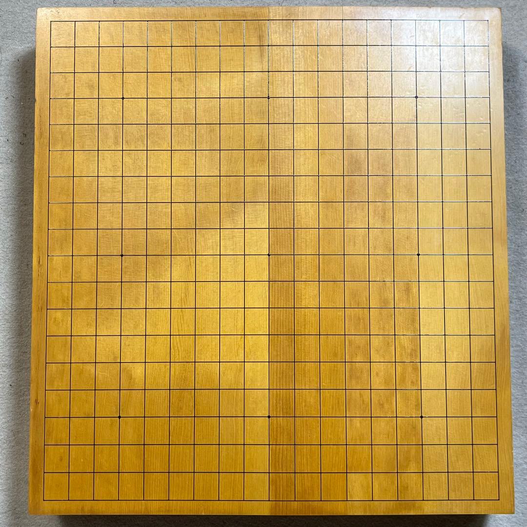 卓上碁盤 碁盤 2寸 20号 囲碁盤 柾目 ハギ ハギ盤 天地柾目