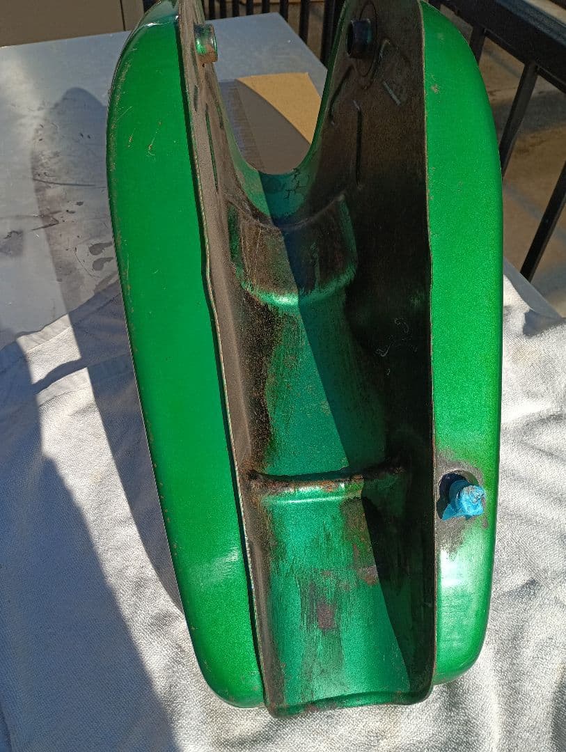 YAMAHA グリーンタンク ストライプデザイン