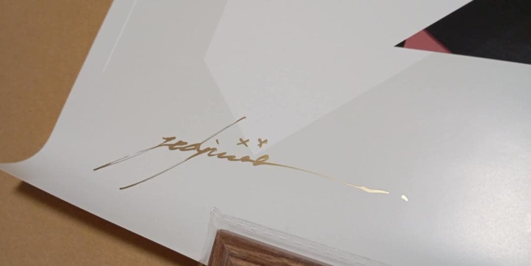 redjuice　個展　直筆サイン入り　ポスターA