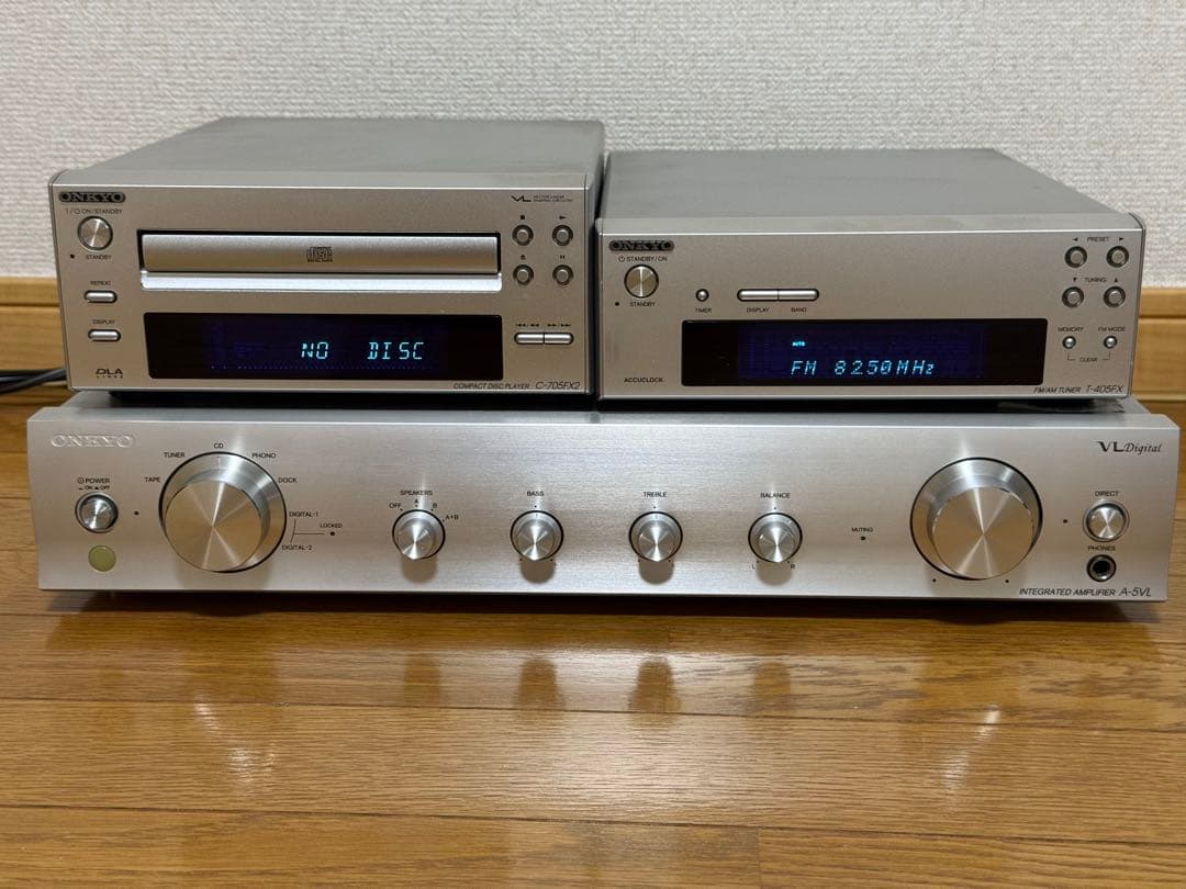Onkyo A-5VL- CDプレーヤー FMラジオ