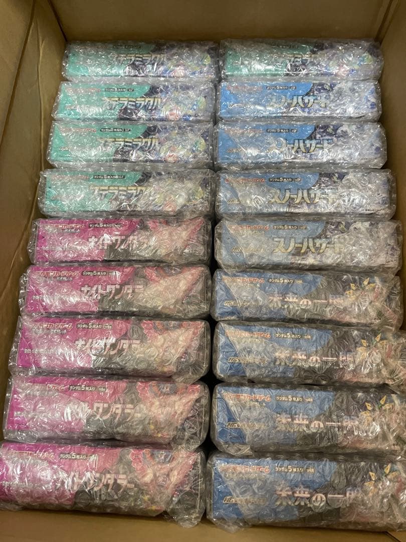 ポケモンカード 未開封 シュリンク付き 18 BOX まとめ売り