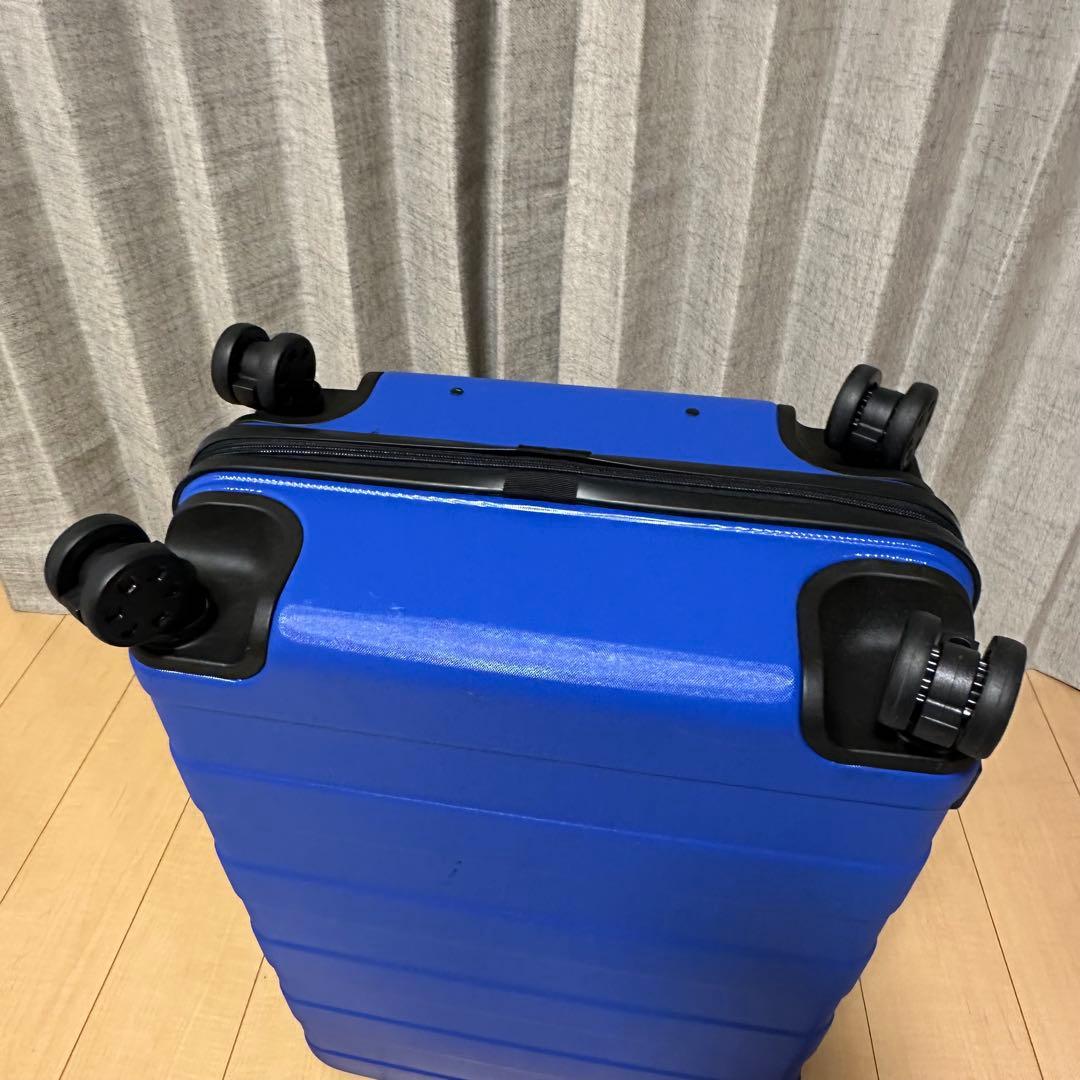 無印良品　キャリー　ハードボディ　ブルー　62L