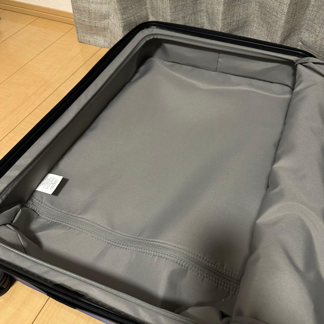 無印良品　キャリー　ハードボディ　ブルー　62L