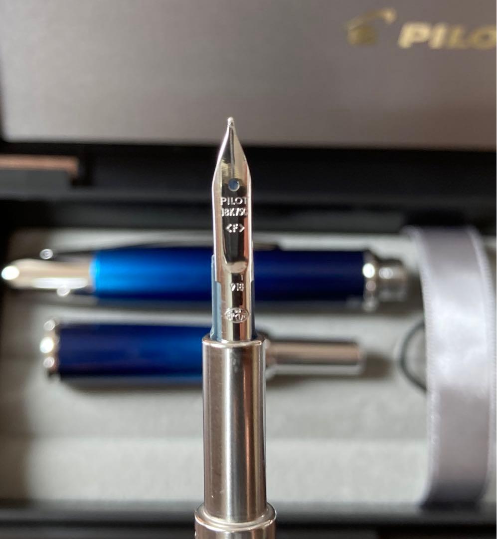 キャップレス万年筆　ディープシー（Deep Sea）F 細字