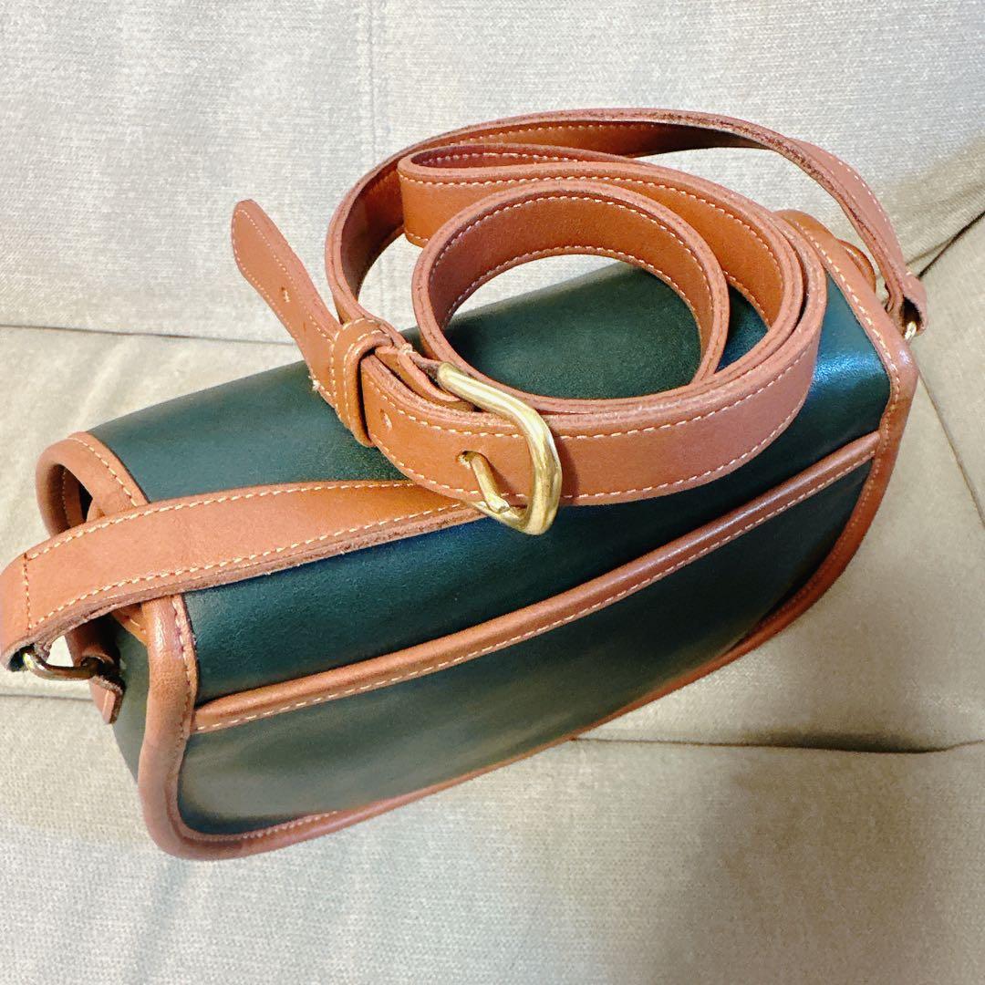 美品!超レア品 オールドコーチ ショルダーバッグ 深緑 OLD COACH