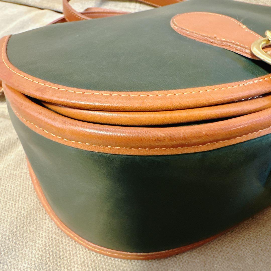 美品!超レア品 オールドコーチ ショルダーバッグ 深緑 OLD COACH