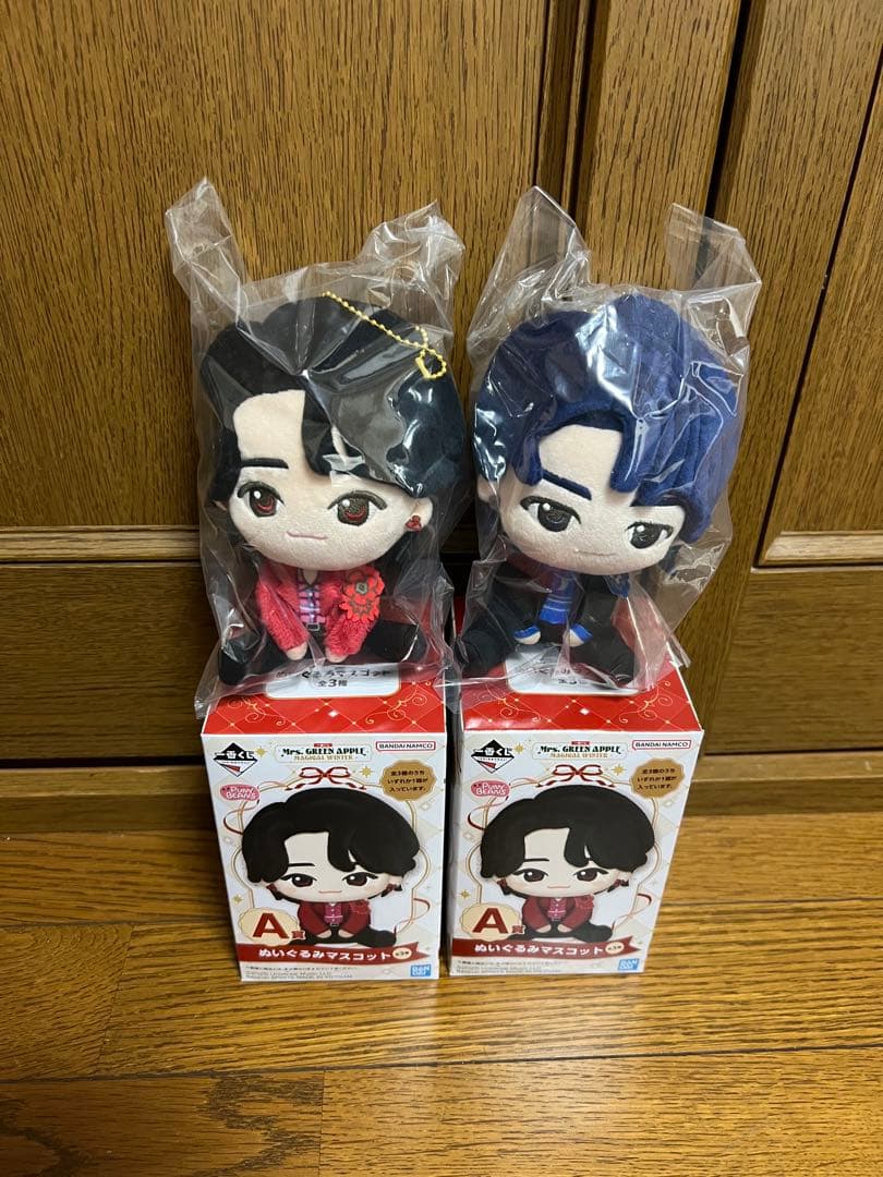 Mrs. GREEN APPLE一番くじ　A賞　ぬいぐるみマスコット　2点セット