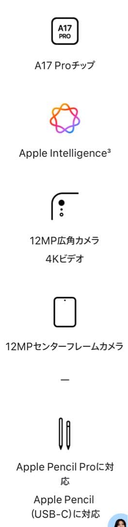 すぐ発送★最新★iPad mini7 グレー128GB（第7世代）