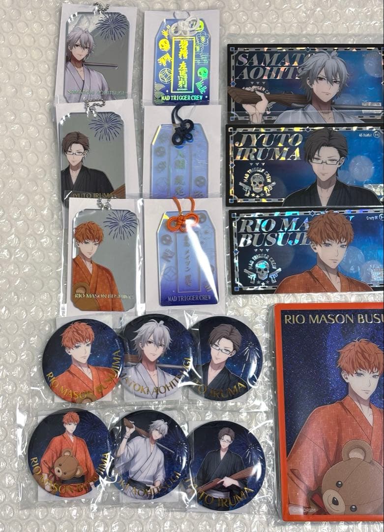 ヒプマイ オンラインくじ コンプ A賞 B賞 ヨコハマ 8周年 ラメ入りブロック