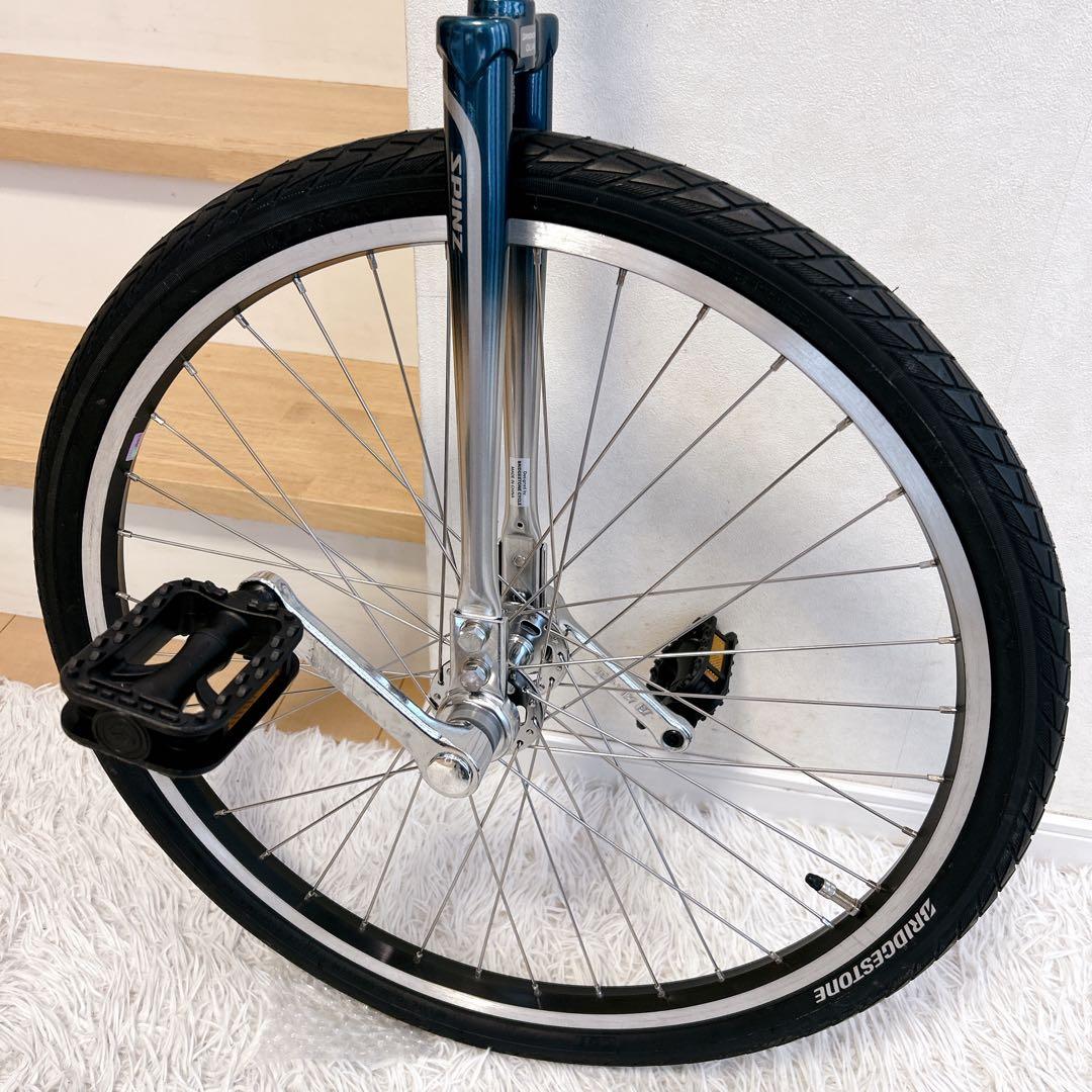 ブリヂストン SPINZ 一輪車 24インチ 日本一輪車協会 認定品　美品