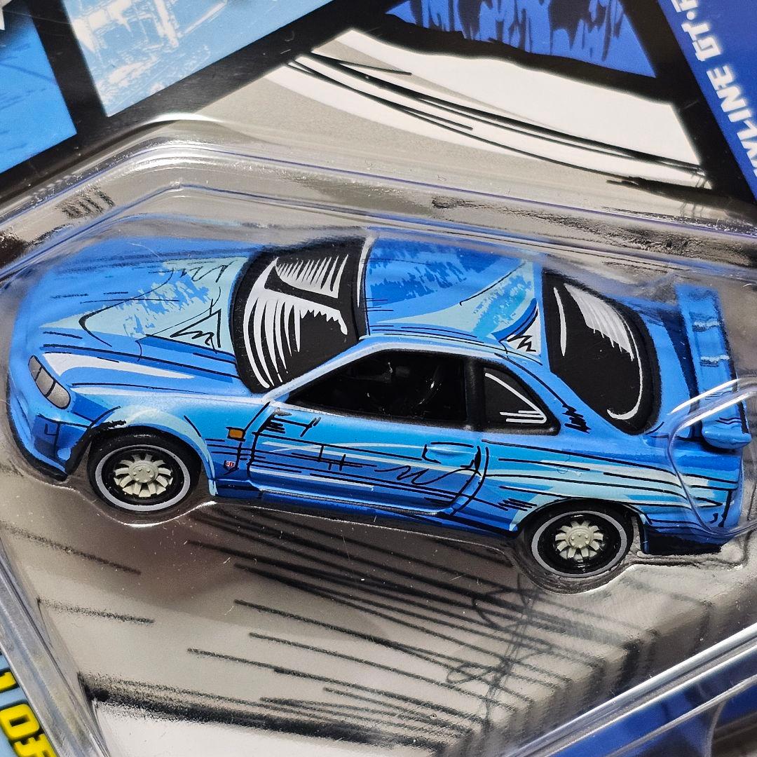 ジョニーライトニング　マンガレーシング　日産　スカイライン R34 GT-R