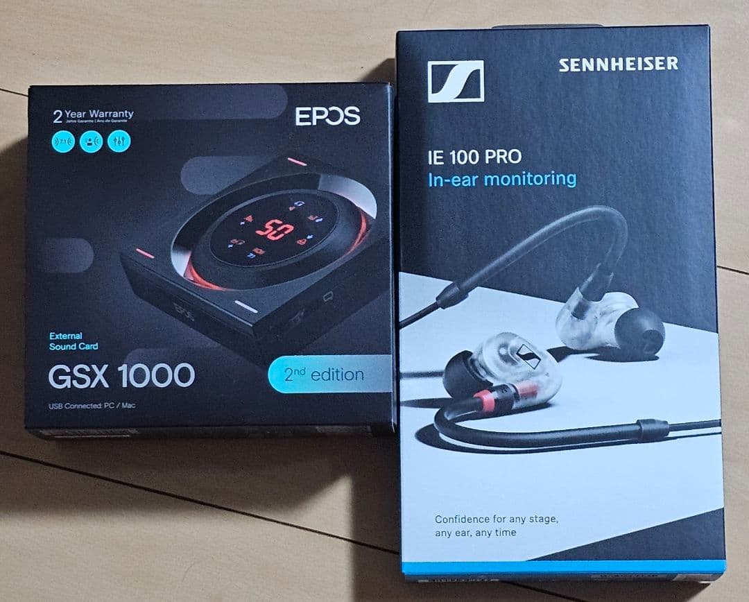 ゼンハイザー IE 100 PRO　GSX 1000 2nd Edition