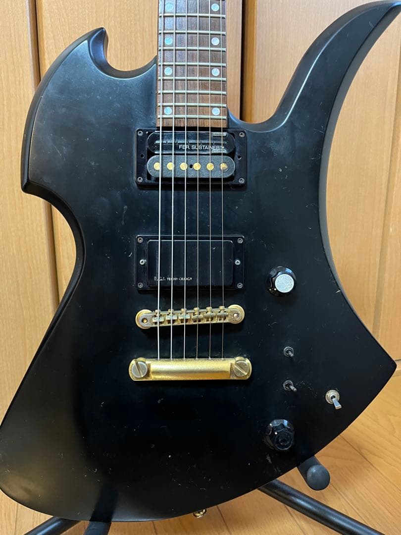 Burny マットブラック エレキギター　モッキンバード初期型