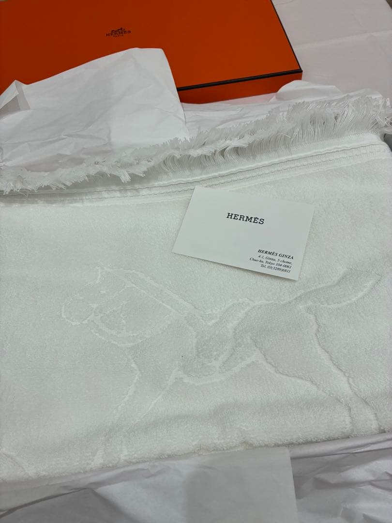 【新品未使用】HERMES ロッキングホース バスタオル