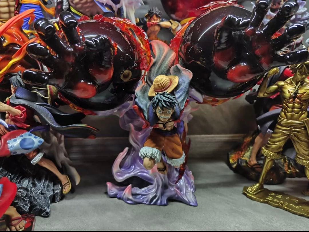 ワンピース ルフィ ガレージキット ガレキ スタチュー⑦⑥