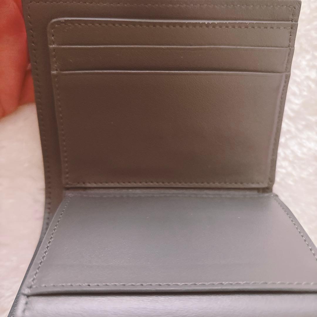 CELINE グレー/ピンク 二つ折り財布