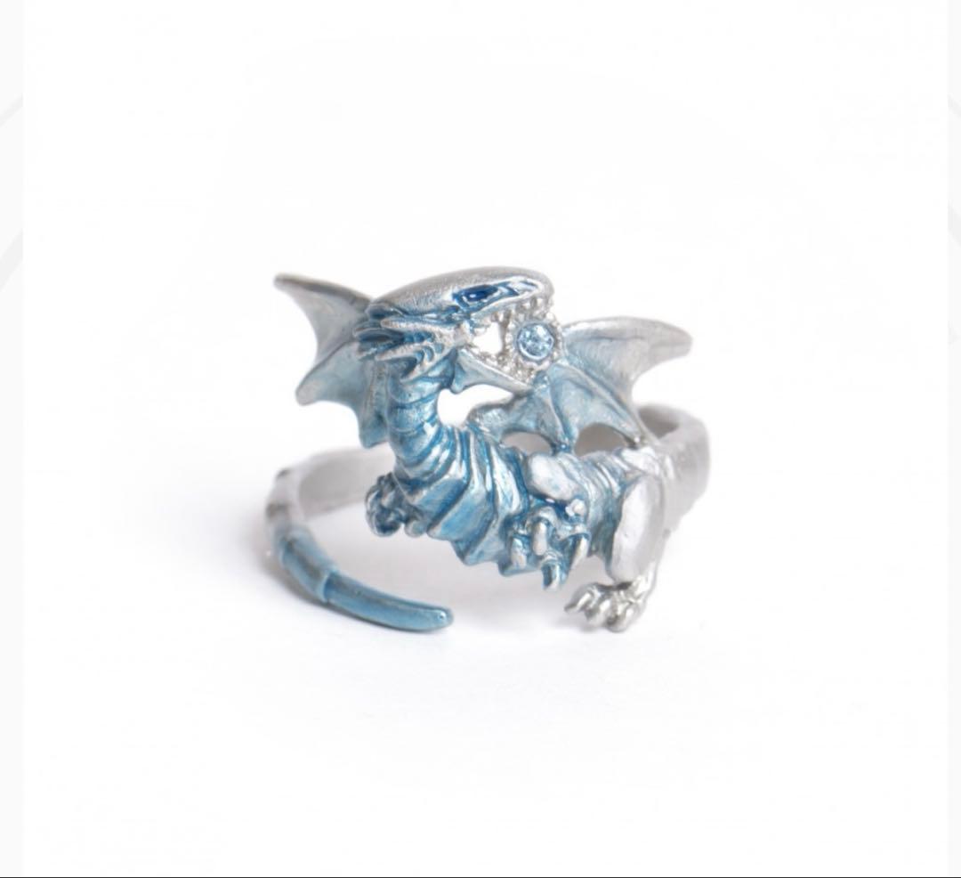 新品 青眼の白龍 リング 指輪 受注生産品　アクセサリー　遊戯王