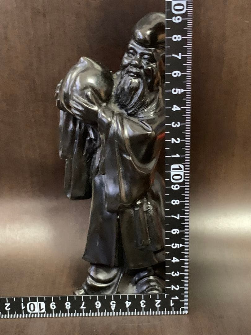 《美品レア》《送料無料》⭐︎桃仙人像　不老長寿　魔除け　縁起物　アンティーク　♪⭐︎