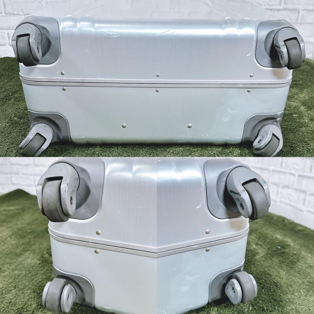 ゼロハリバートン　シルバー　キャリーケース　大型　TSAロック　アルミ　内装美品